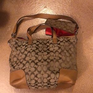 Coach Purse with matching check book
